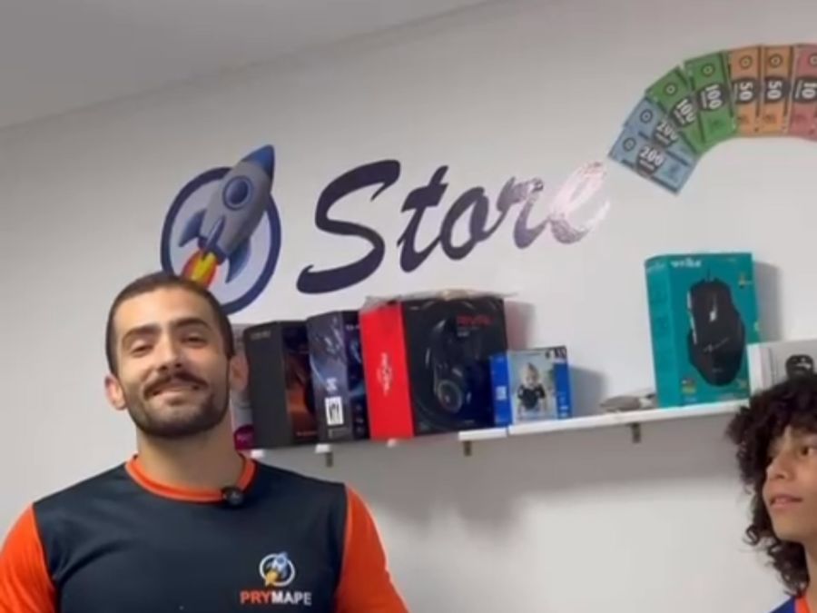 Prymape Store, onde os alunos trocam Prymecoins por prêmios