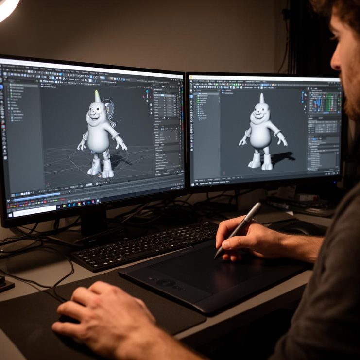 Técnico em Computação Gráfica: profissional atuando na área