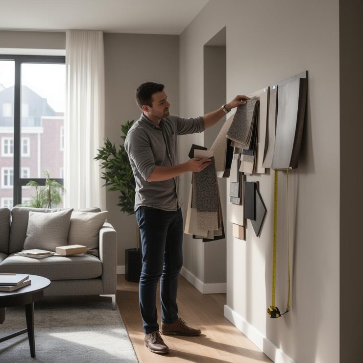 Técnico em Designer de Interiores: profissional atuando na área