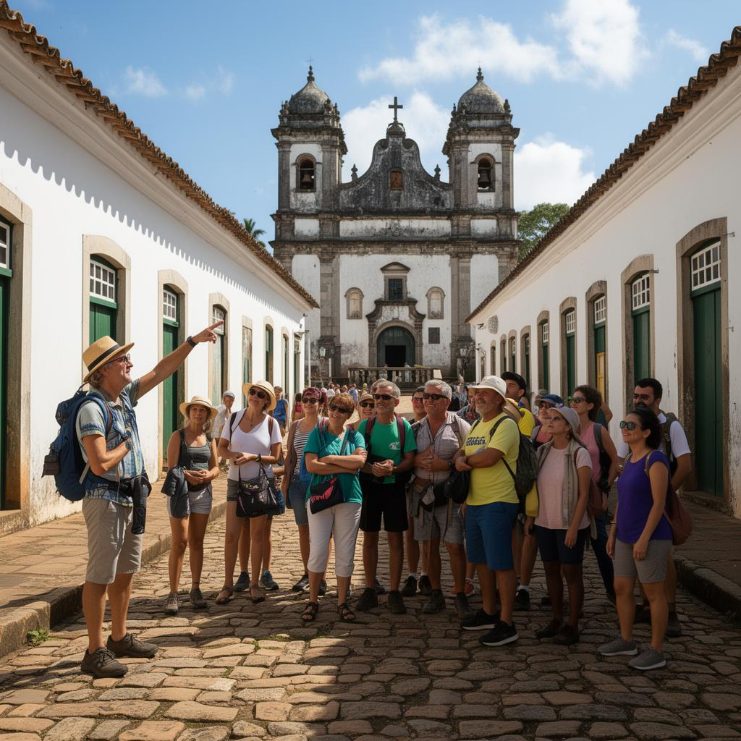 Técnico em Guia de Turismo: profissional atuando na área