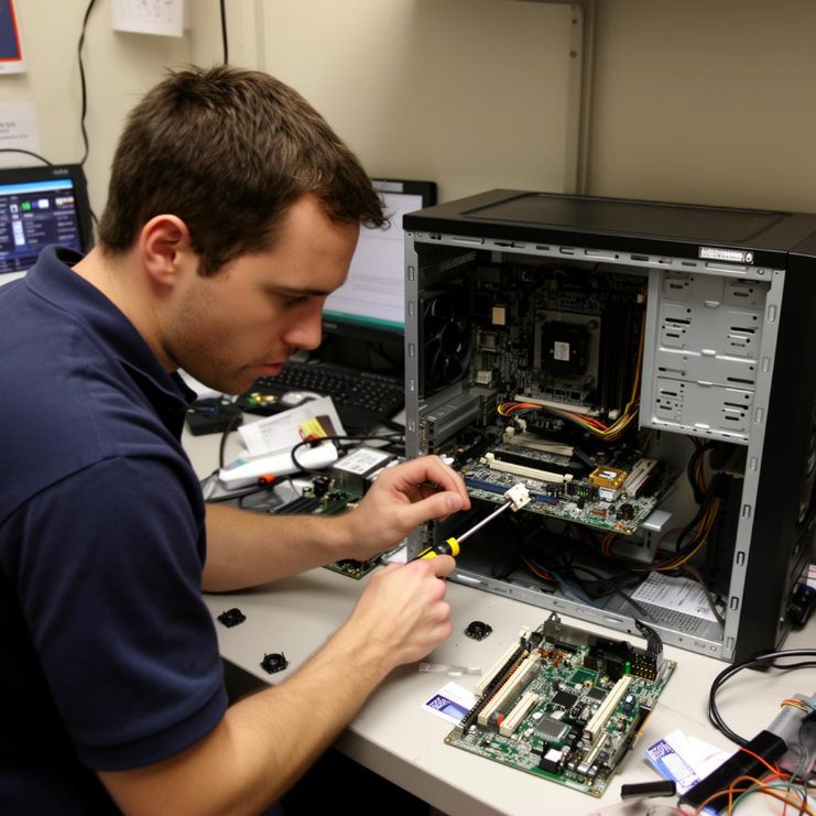 Técnico em Informática: profissional atuando na área