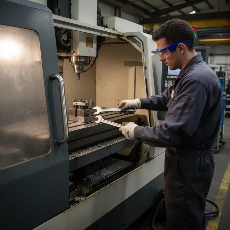 Técnico em Manutenção de Máquinas Industriais: profissional atuando na área