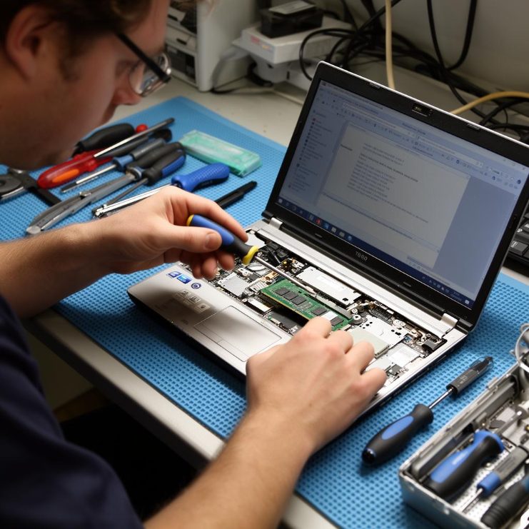 Técnico em Manutenção e Suporte para Informática: profissional atuando na área