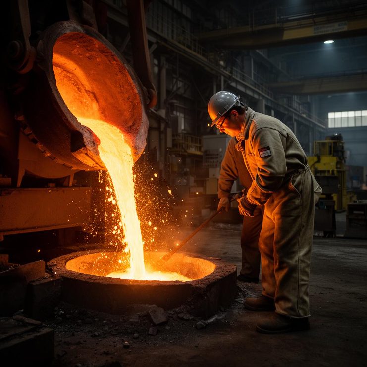 Técnico em Metalurgia: profissional atuando na área