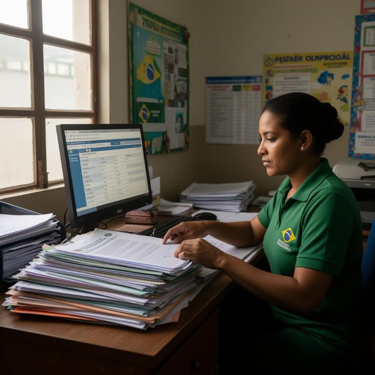 Técnico em Secretaria Escolar: profissional atuando na área