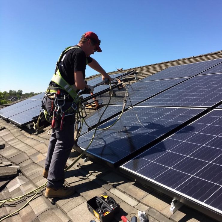 Técnico em Sistema de Energia Renovável: profissional atuando na área